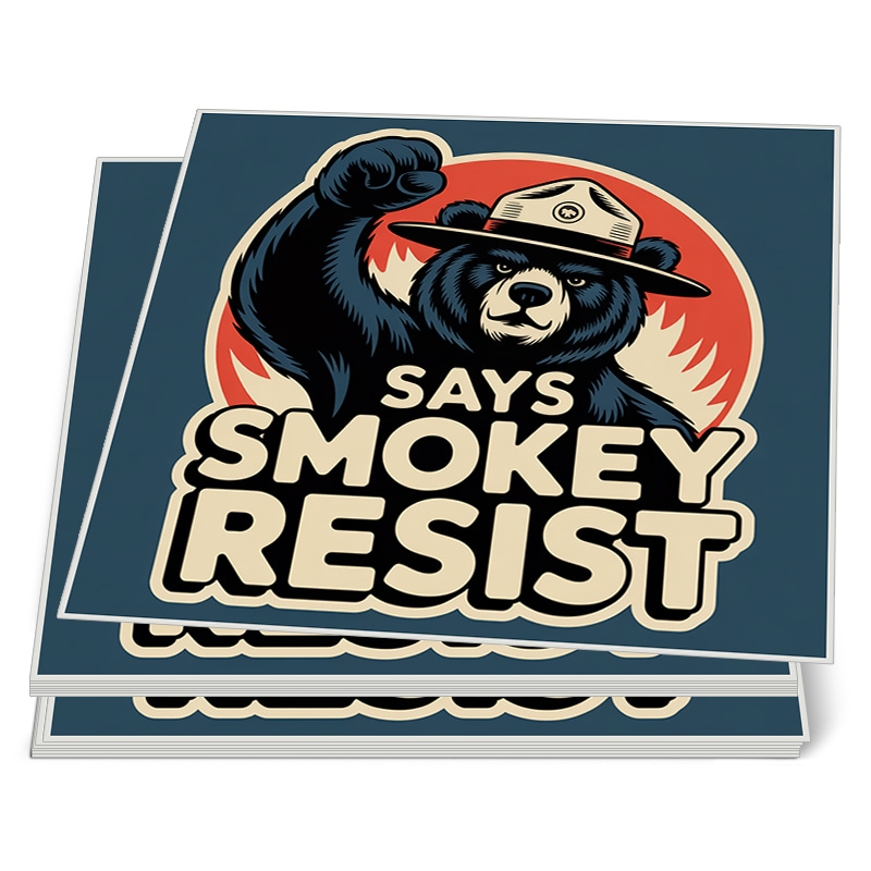2x2" Square Full Color Indoor Paper Stickers