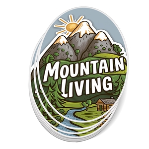 5x3" Oval Full Color Indoor Paper Stickers