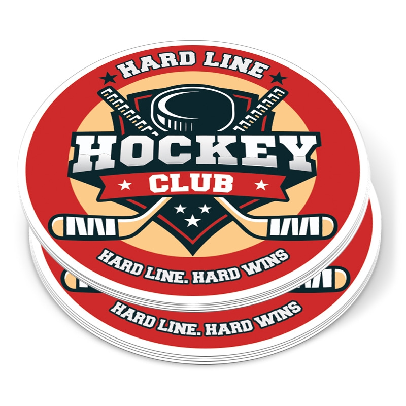 3" Circle Full Color Outdoor Vinyl Stickers