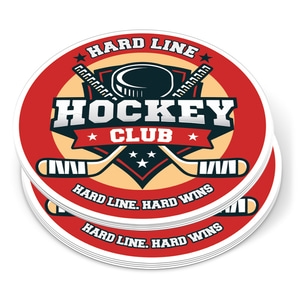 3" Circle Full Color Outdoor Vinyl Stickers