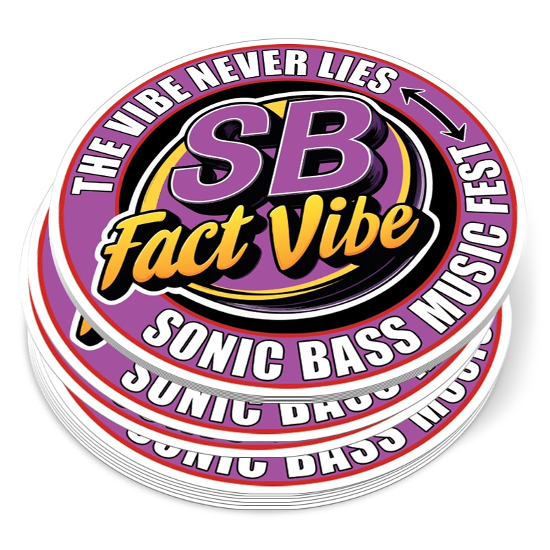 4" Circle Full Color Outdoor Vinyl Stickers