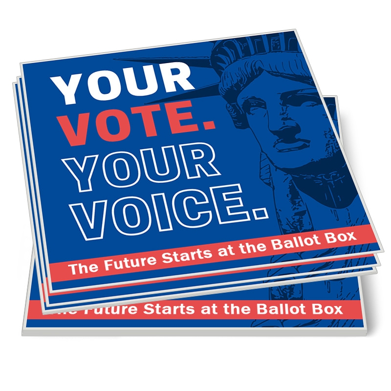 2.5x2.5" Square Full Color Outdoor Vinyl Stickers