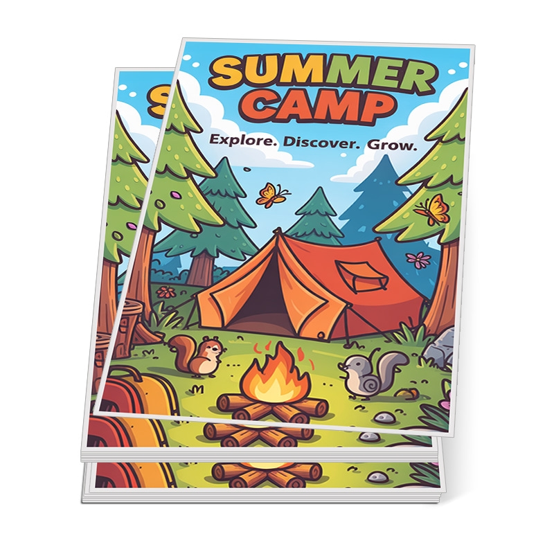 5x7" Rectangle Full Color Outdoor Vinyl Stickers