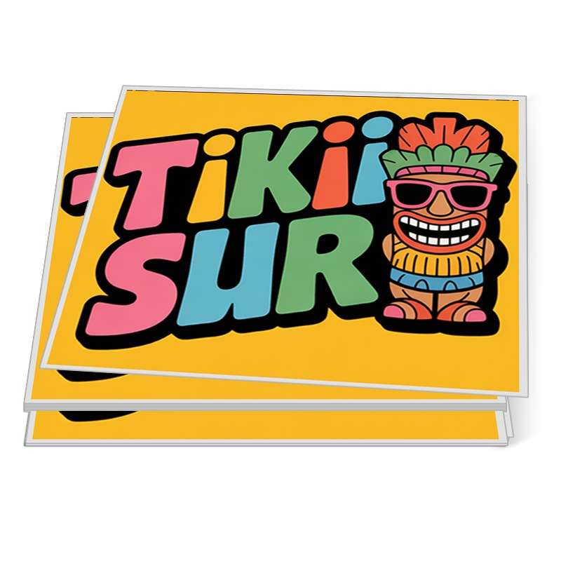 6.75x6" Rectangle Full Color Outdoor Vinyl Stickers