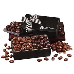 Chocolate Splendor with Milk & Dark Chocolate Almonds