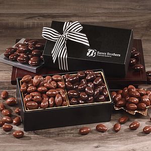 Chocolate Splendor with Milk & Dark Chocolate Almonds