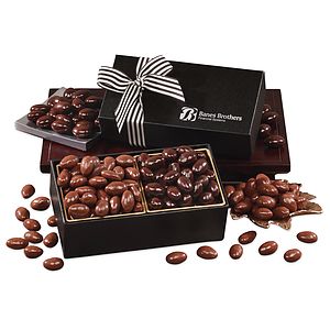 Chocolate Splendor with Milk & Dark Chocolate Almonds