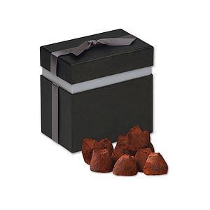 Cocoa Dusted Truffles in Elegant Treats Gift Box