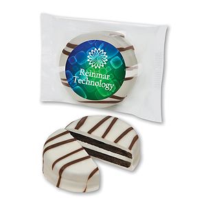 White Chocolate Covered Oreo Cookie