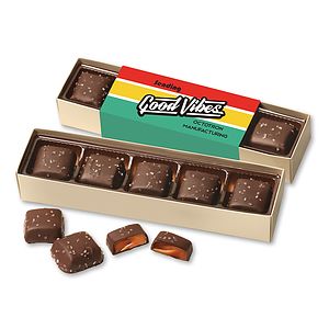 Chocolate Sea Salt Caramels Flight with Full-Color Wrap