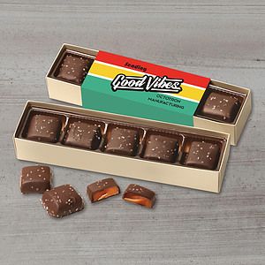 Chocolate Sea Salt Caramels Flight with Full-Color Wrap