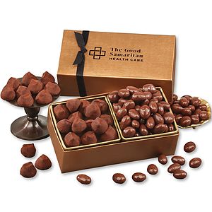 SALE - Milk Chocolate Almonds & Cocoa Dusted Truffles