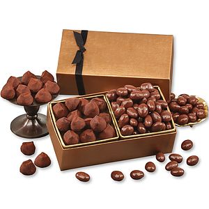SALE - Milk Chocolate Almonds & Cocoa Dusted Truffles