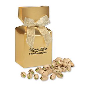California Pistachios in Gold Premium Delights Gift Box