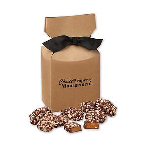 English Butter Toffee in Kraft Premium Delights Gift Box