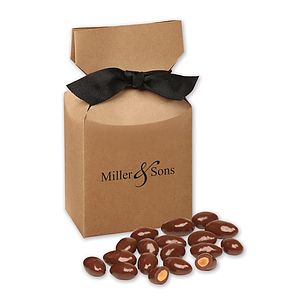 Chocolate Covered Almonds in Kraft Premium Delights Gift Box