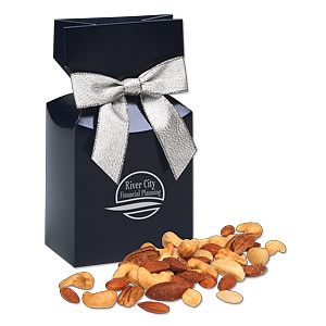SALE - Deluxe Mixed Nuts in Navy Premiun Delights Gift Box