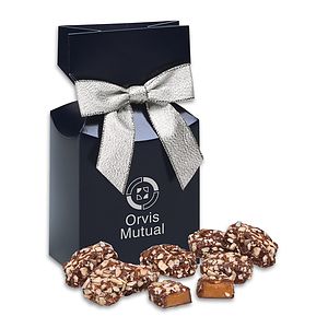 English Butter Toffee in Navy Premium Delights Gift Box
