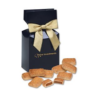 Cinnamon Churro Toffee in Navy Premium Delights Gift Box