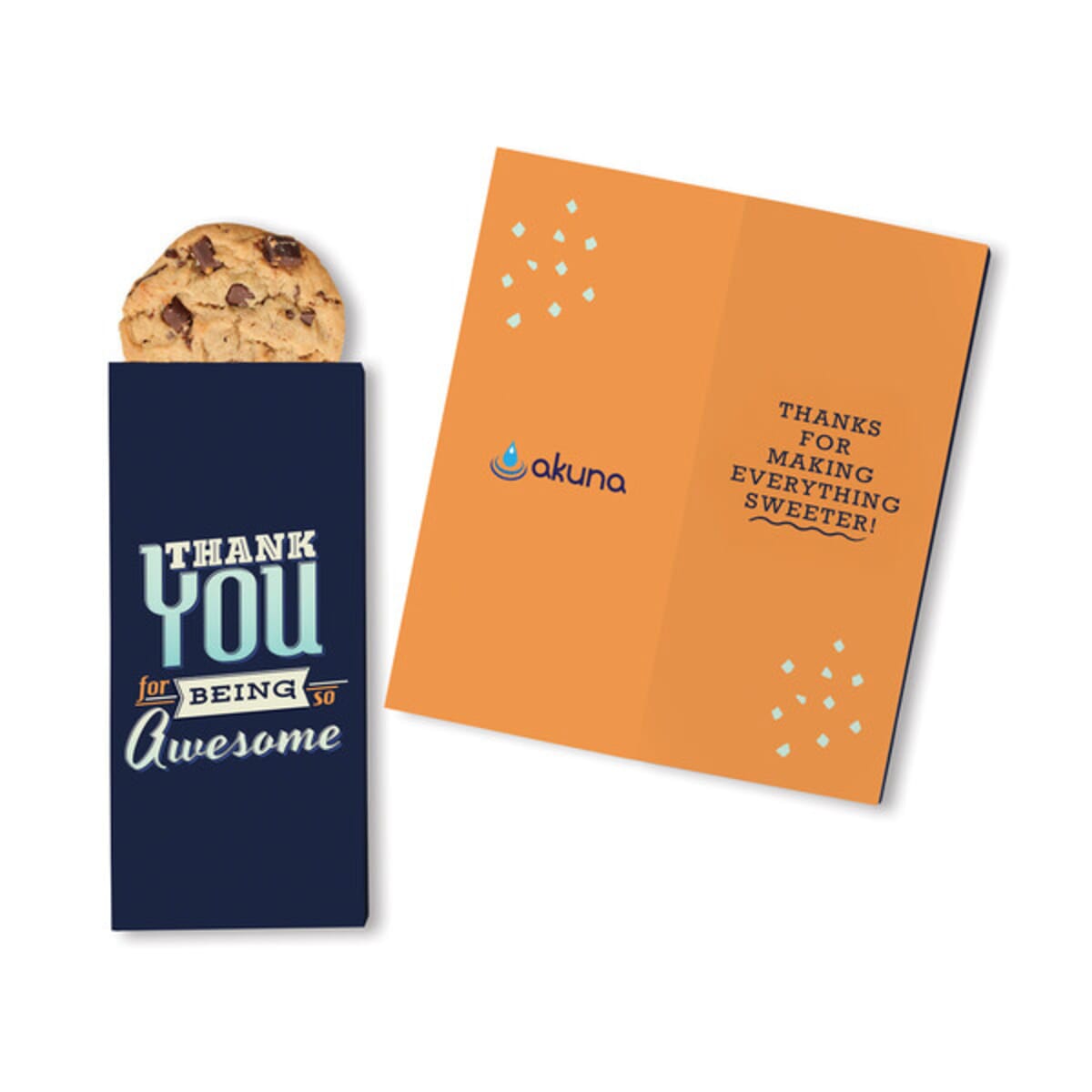 Full-Color Custom Sweeter Cards with Chocolate Chip Cookies
