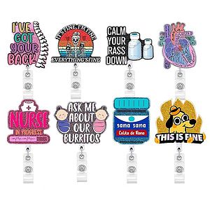 Acrylic Retractable Badge Reel