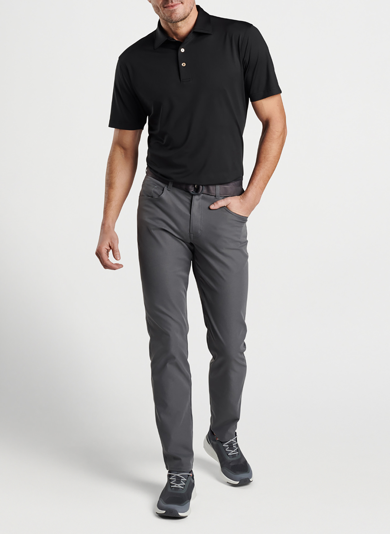 Peter Millar Men's Button Polo