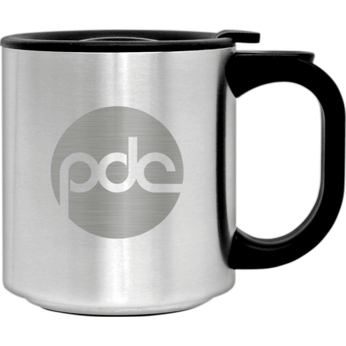 Promotional 12 oz. stainless steel mug laser etched Personalized With