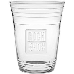 16 oz. Glass Fill Up Cup - Deep Etched