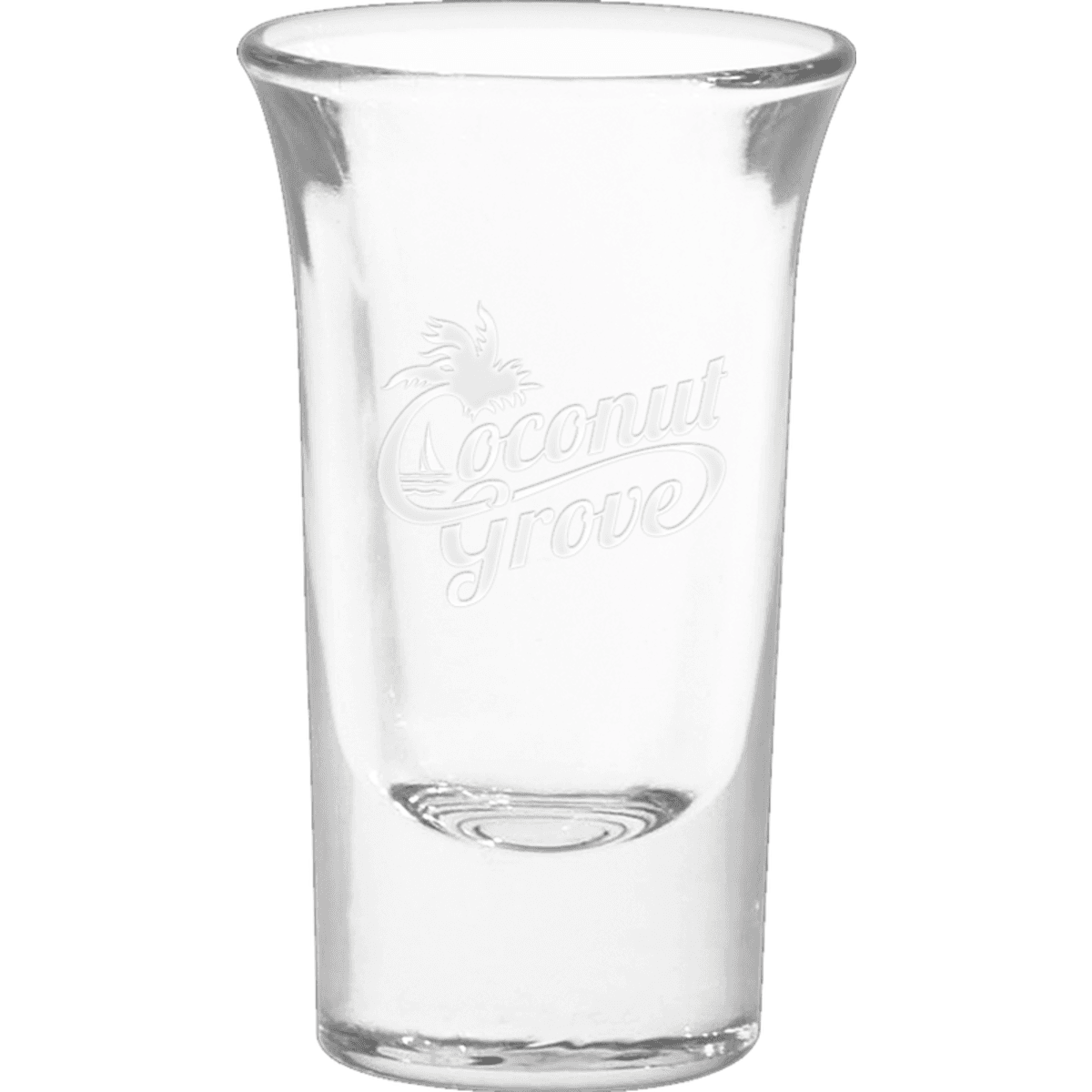 1 oz. tall shot glass deep etched Inkmule