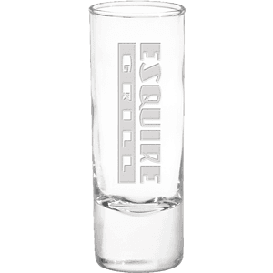 2 oz Shooter Shot Glass - Deep Etched