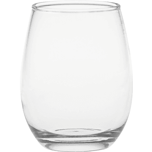 12 oz. Stemless Wine Glass - Deep Etched