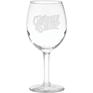 11 oz. Wine Glass - Deep Etched