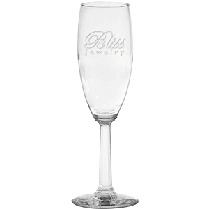 6 oz. Napa Valley Flute - Deep Etched