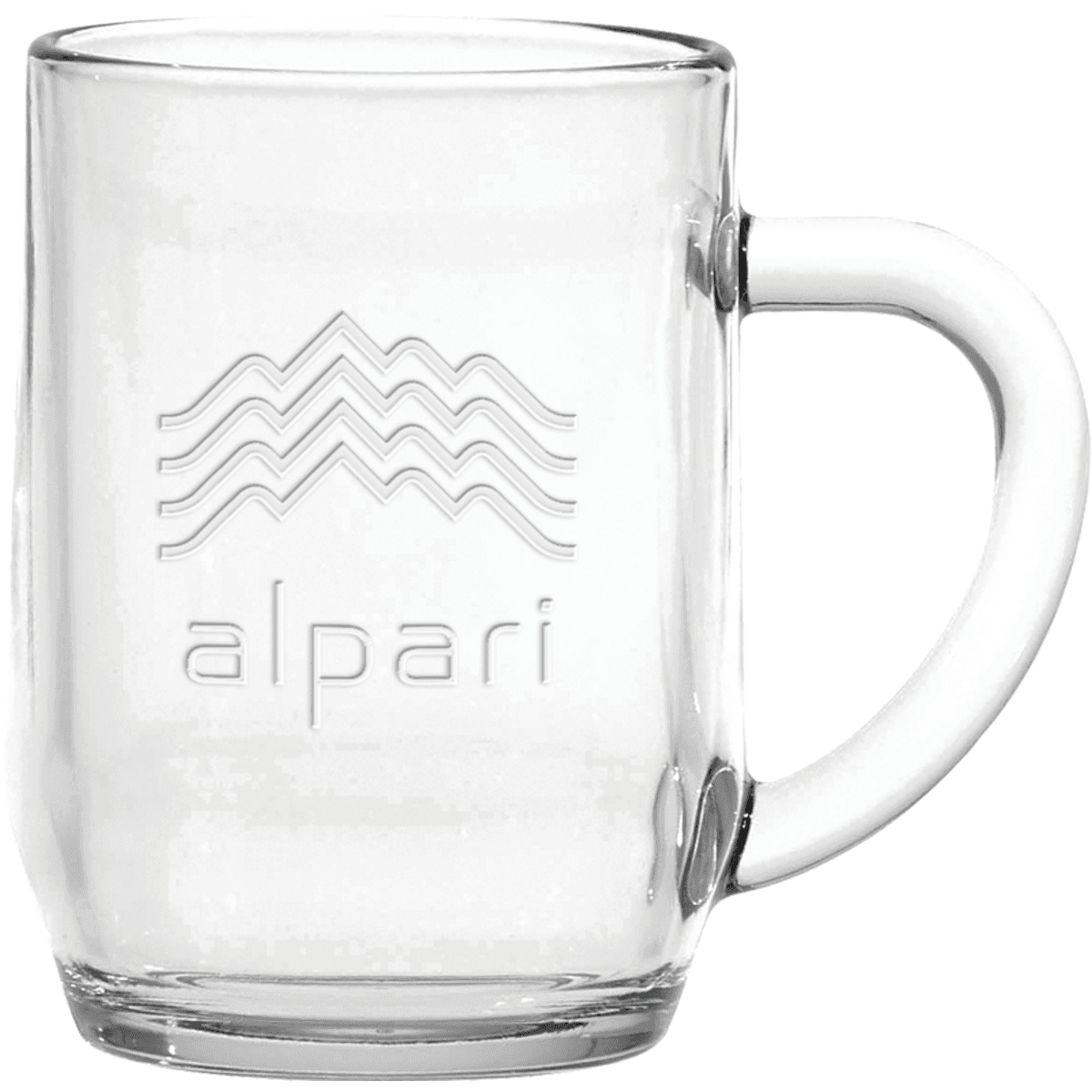 10 oz. Haworth Glass Coffee - Deep Etched