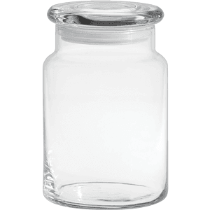 26 oz. Apothecary Jar w/Flat Lid