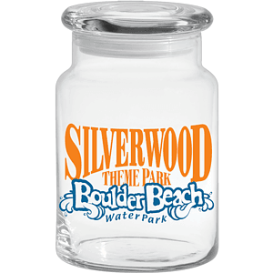 26 oz. Apothecary Jar w/Flat Lid