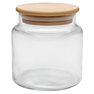 16 oz. Apothecary Jar with Bamboo Lid