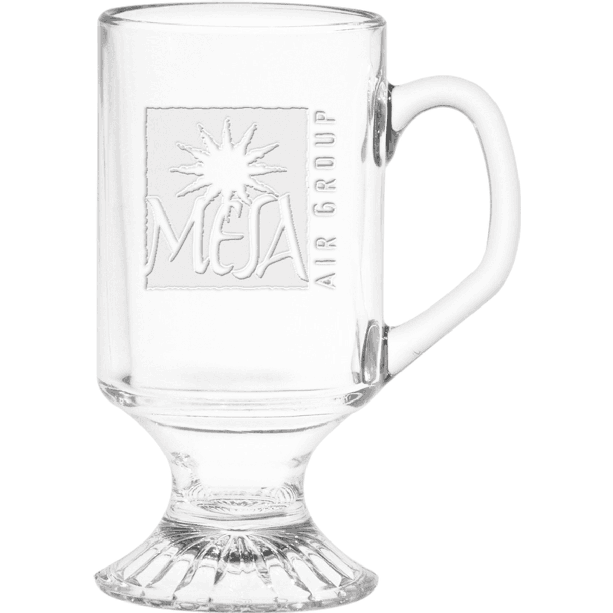 10 oz. Irish Coffee Mug - Deep Etched