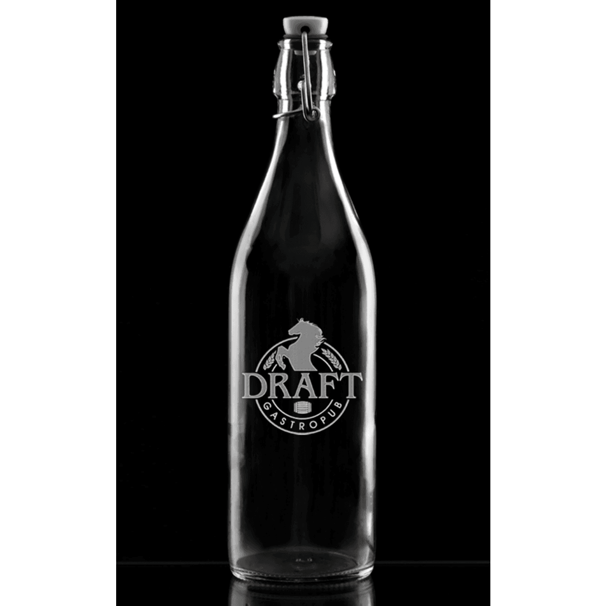 Deep Etched Large Giara Bottle