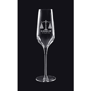 8 oz. Exclusive Prism Flute - Deep Etched