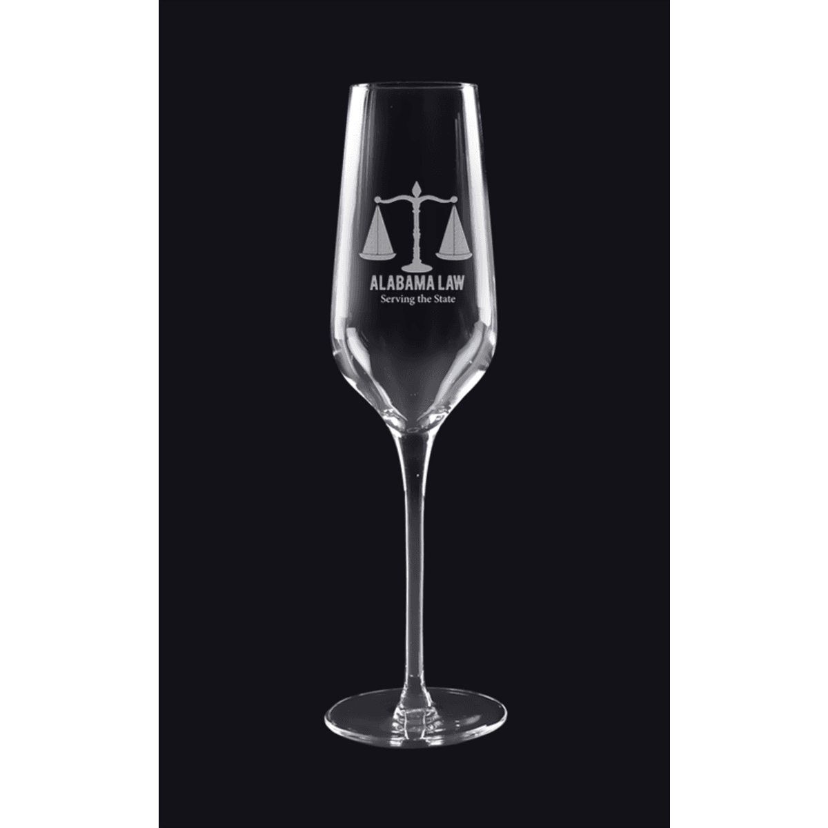 8 oz. Exclusive Prism Flute - Deep Etched