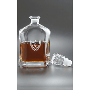 26 oz. Capitol Decanter - Deep Etched