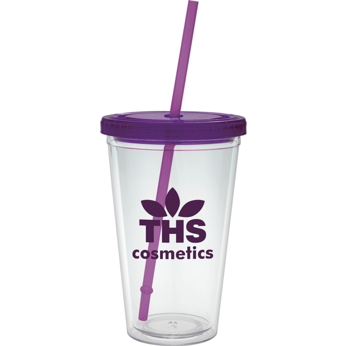 16 oz. Classic Carnival Cup - Color Lid and Straw