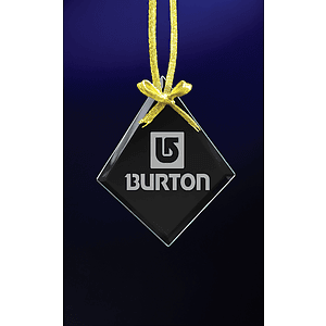 Diamond Etched Ornament