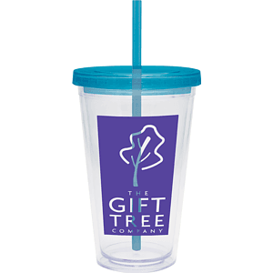 20 oz. Large Carnival Cup - Color Lid and Straw