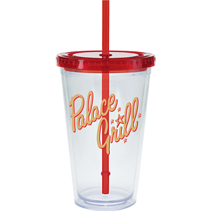 20 oz. Large Carnival Cup - Color Lid and Straw