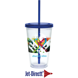 20 oz. Large Carnival Cup - Color Lid and Straw