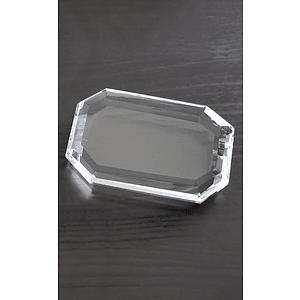 Faceted Rectangle Paperweight