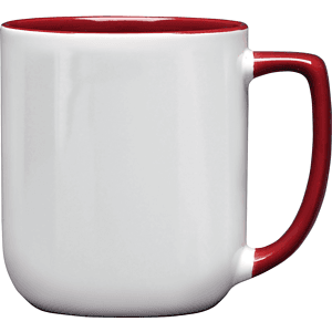 17 oz. Duo-Tone Noble Mug - Deep Etched