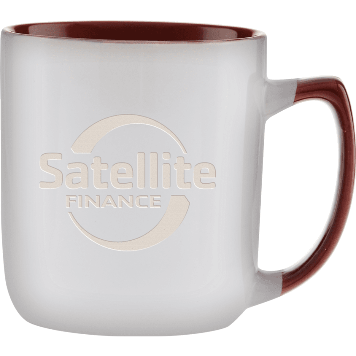 17 oz. Duo-Tone Noble Mug - Deep Etched